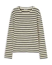 Jil Sander Striped Long Sleeve Tee