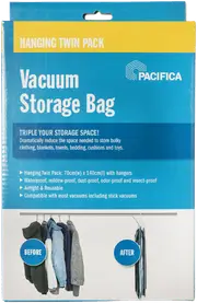 Pacifica Vacuum Storage Bags Hanging