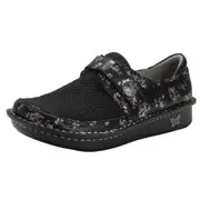 Alegria Womens Brenna Leather Loafer Shoes with Adjustable Strap - Ritz EUR 38