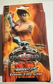 Tekken 5 ~~Epic Battles Trading Card Game Starter Set TCG - 60 Cards+New