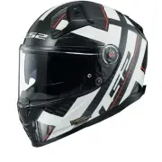 FF811 Vector II Carbon Strong Glossy White Full Face Helmet