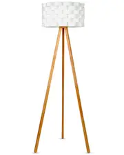 BRIGHTECH Bijou Wooden LED Floor Lamp