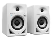 DM-40DBT-W White 4" Compact Active Monitor Speaker with Bluetooth (pair) -