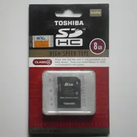 在飛比找蝦皮購物優惠-Toshiba（東芝）8GB SDHC 存儲卡 class 