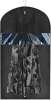 Clothes Dust Bag | Garment Covers for Clothes,Dustproof Bag with Transparent Window Design, Jacket Cover, Dustproof and Waterproof, Foldable Design for Business Suit Borato