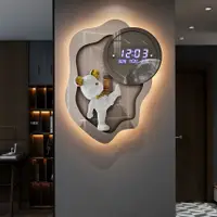 在飛比找蝦皮購物優惠-『JQ時光機』【免運】創意亞克力電子掛鐘 現代時尚裝飾壁鐘 