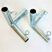 2pc 3 Way Corner Up Angle Low Peak Canopy Fitting Lean To Patio FW3J 1 5/8" Pipe