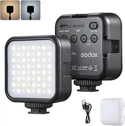 GODOX LED Light LITEMONS LED6Bi, Bi-Colour 3200K-6500K, CRI 95, Rechargeable with Lithium Battery, Magnetic Design for Filming, Live Streaming, Microfilming and Recording