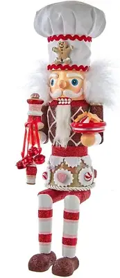 15-Inch Hollywood Gingerbread Baker Shelf Sitter Nutcracker