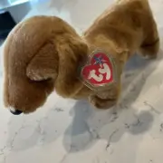 NEW TY Beanie Buddies Weenie the Dachshund Dog 13" Soft Toy Brown Plush Stuffed