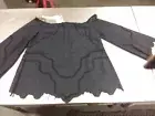 Couture Jonathan Simkhai Womens dropped shoulder navy blue top Size L