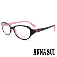 在飛比找momo購物網優惠-【ANNA SUI 安娜蘇】立體舞蝶圓翼光學眼鏡-粉(AS5