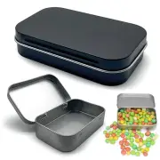 Metal Storage Box Frosted Pill Candy Container Mini Jewelry Organizer Candy