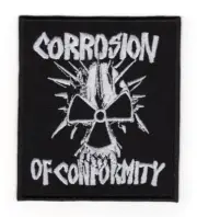 Corrosion Of Conformity Sew-on Patch | American Crossover Sludge Metal Band Logo
