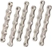 BESPORTBLE Bicycle Chain Mountain Chain Pedals Quad Chain Tool Road Bike Tire Repair Kit Engine Chains Replacement Pullers Motorcycle Chain Breaker Shifter Black Chain Carbon Steel Silver
