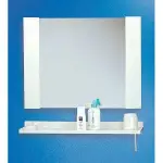 《金來買生活館》摩登衛浴 NA-303 除霧鏡 附平台 防霧化妝鏡 浴室化妝鏡 浴室鏡子