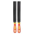 2pcs Taper Files 8" Bearing Steel 310x30mm Hand Rasp File W Plastic Handle