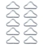 for Triangle Ring Buckle 1.5" Inner Diameter for Strap Keeper Pack of 10