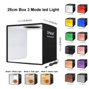 25/40/60cm PULUZ Photo Studio Light Box Foldable Shooting Tent with Backdrops