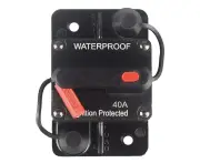 OUHL 40 Amp Circuit Breaker Manual Reset 30-250A for Car Truck Rv ATV Marine Trolling Motors Boat Vehicles,12V-48V DC (40A)