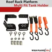 Roof Platform Jerry Can Holder Multi Fit Tank Tool box fits Rhino Rack other Cha