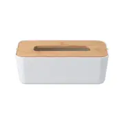 Takara Takae - Natural Bamboo Tissue Box Large White
