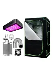 [Green Fingers] Grow Tent 1000W LED Grow Light Mylar 6" Ventilation