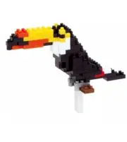 Toucan Nanoblock Micro Sized Building Block Construction Toy-120 Pcs NBC-077 (B1