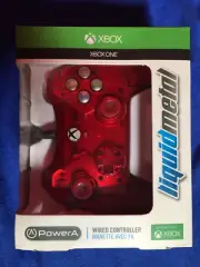 Xbox One Power A Wired Liquid Metal Controller Red [VERY RARE!]