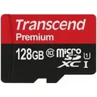 128GB Memory Card Transcend High Speed MicroSD Class 10 for Cell Phones