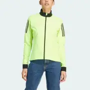 adidas Women’s Large The COLD.RDY Lucid Lemon Full-Zip Cycling Jacket IL7001 NEW