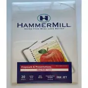 Hammermill proposal and Presentations Gloss Bond 08.5 X 11" 20 ct. INKJET