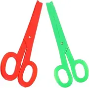 Mobestech 2pcs Oversized Scissors Prop for Stage Performance and Cosplay Eye Catching Costume Accessories for Parties Humorous Photo Prop for April Fool Day and Events