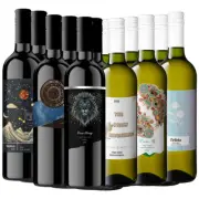 12x Mixed Red White Wine 750ml 2022 SA Shiraz Pinot Grigio -2T2A2LK2M2E2F