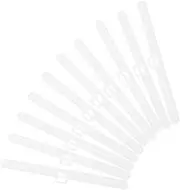 PLAFOPE 10pcs Hanging Curtain Piece Curtains Replacement Parts for Carrier Blinds Curtain Accessories Drapery Hanger Vertical Blind Valance Clips Vertical Blind Replacement White Plastic