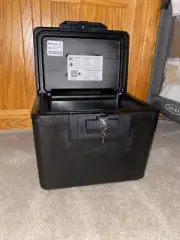 SentrySafe 1170 Fireproof Box with Key Lock 0.61 Cubic Feet,Black