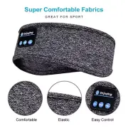 Wireless Bluetooth Headband Eye Mask for Sports, Sleep with Headphones