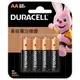 Duracell 金頂 鹼性電池3號 4入