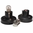 KL 10mm MES (E10) Black Bulb Holder Batten and bulbs - UK Seller
