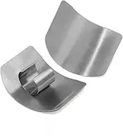 Finger Guards for Cutting Food,Stainless Steel Finger Guard,Finger Protector Finger Slicing Food, Tool Protector for Cutting