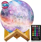 Moon Lamp, Night Light, 16 Colors Galaxy Lamp 3D Printing Kids Moon L