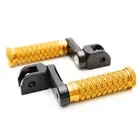1.5 inch Lower Front Foot Pegs M-Grip GOLD For Honda CB600F Hornet 98-06 05