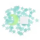 Glow 100pcs Stars+1pcs Moon In The Dark Star Stickers Nursery Room Ceiling Decor
