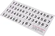 CLISPEED 1 Set Piano Keyboard Adhesive Stickers Key Piano Decals for Beginners Easy to Apply Safe Material Removable Present Note Labels
