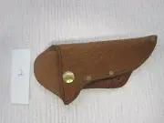 Hand Made 6 3/4" Brown Leather Fixed Knife Right Side Draw Sheath #2