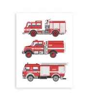 [Namly Design] Poster – Emergency Vehicles / Fire Engine