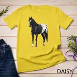 美麗的黑色毯子 APPALOOSA HORSE LOVER GIFT 高級中性 T 恤