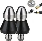 Sewer Cleaning Tool High-Pressure Nozzle, Sewer Jetter Kit for Pressure Washer, Cleaning Tools for Pipe Unclogging - Drain Clog Remover Hair Clog Remover Toilet Clog Remover
