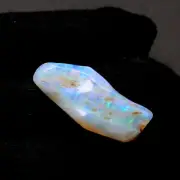 Natural Australian Opal Smooth Rough Solid opals Loose Gemstone size 35X15MM