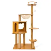 Paws For Life Tall Cat Scratching Tree Natural